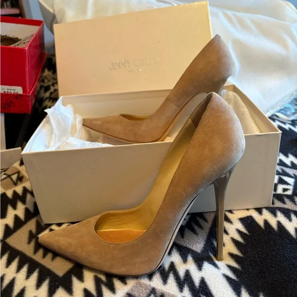 Jimmy Choo Tan Pumps - Picture 2 of 6